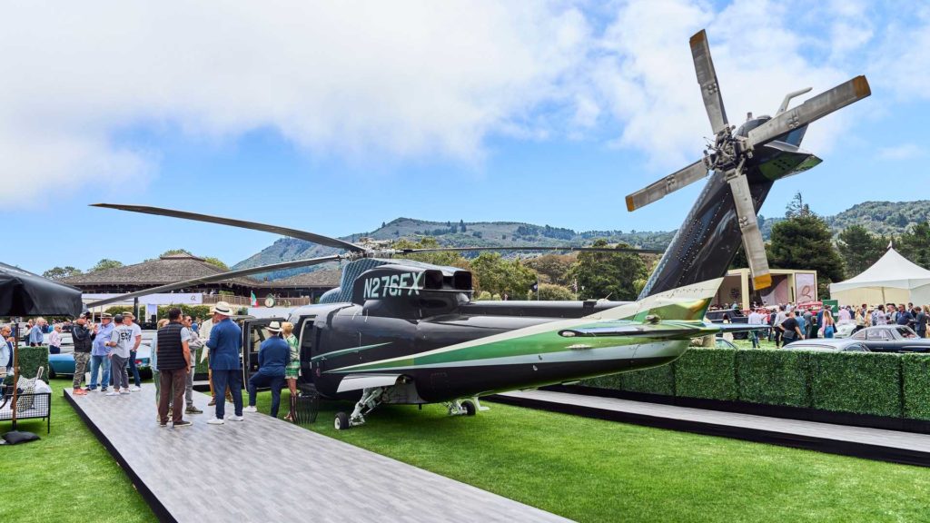 Bentley bacalar inspires matching private jet helicopterp